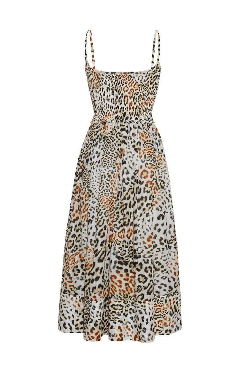 Carmen Dress | Cheetah Natural