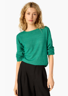 Leith Wool Cashmere Blend Sweater | Verdant