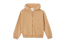 Organic Knit Cardigan | Sandstone - Mineral Dye