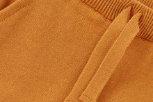 Organic Knit Shorts | Dark Ochre