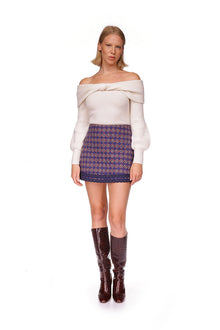 Chrissy Skirt | Evening Daisy Geo Medallion