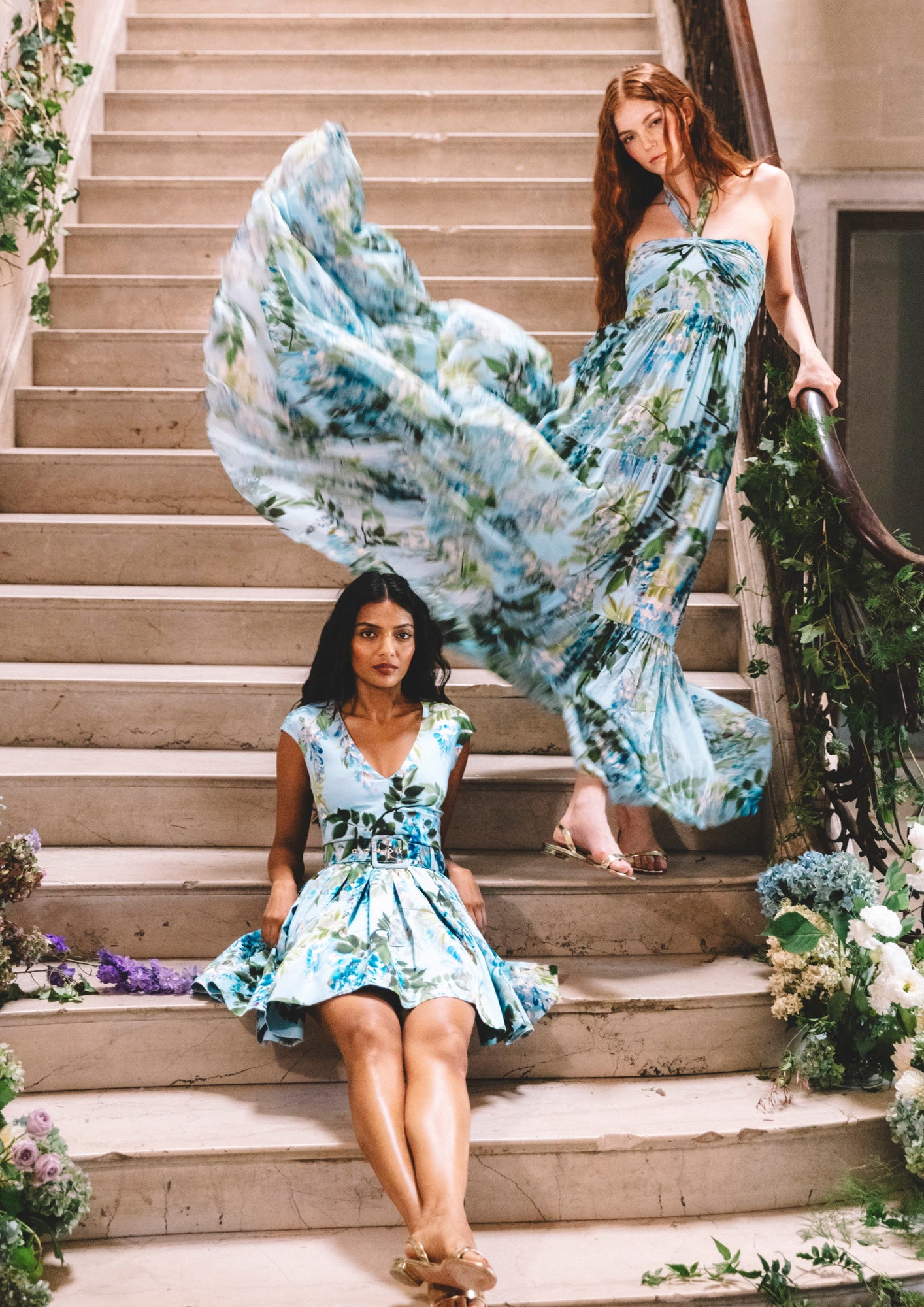 Rosalia Dress | Wisteria Light Blue