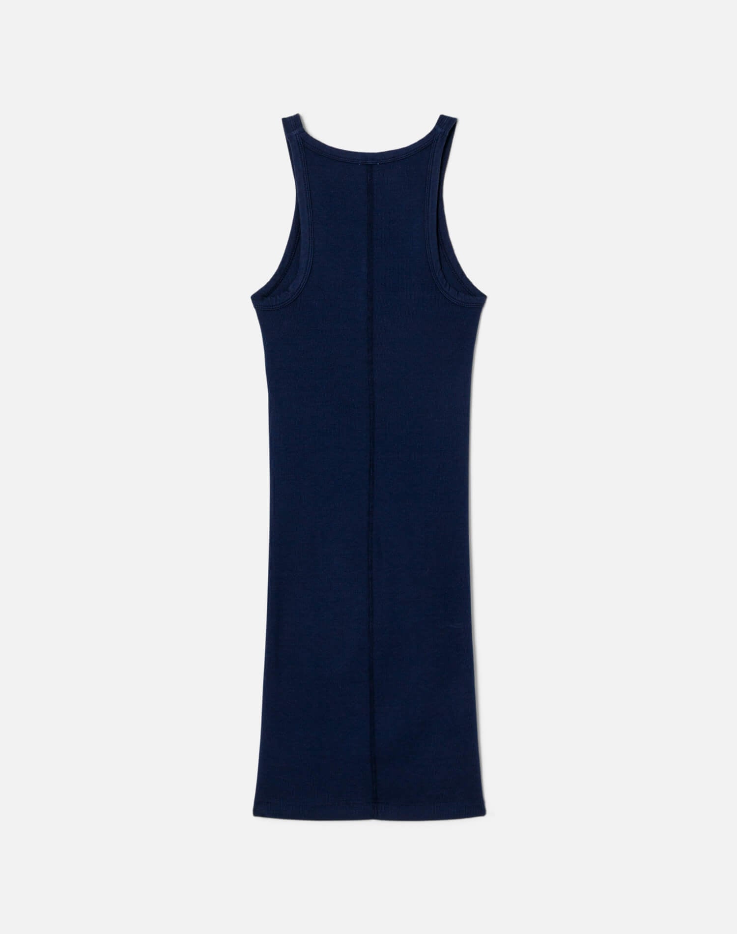 Womens | Ribbed Tank Mini Dress | Vintage Navy