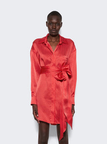 Women | Alexandre Vauthier | Mini Shirt Dress | Daring Red