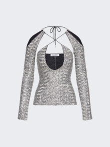 Women | The Attico | Zane Top | Silver