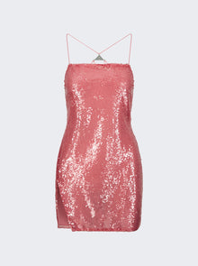 Women | The Attico | Fujiko Mini Dress | Light Pink