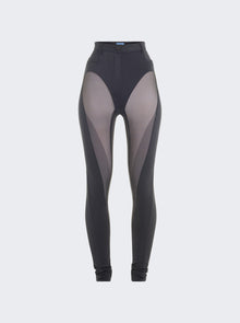 Women | Mugler | Bonded Illusion Trousers | Black