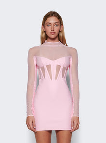 Women | Mugler | Corset Illusion Dress | Pink