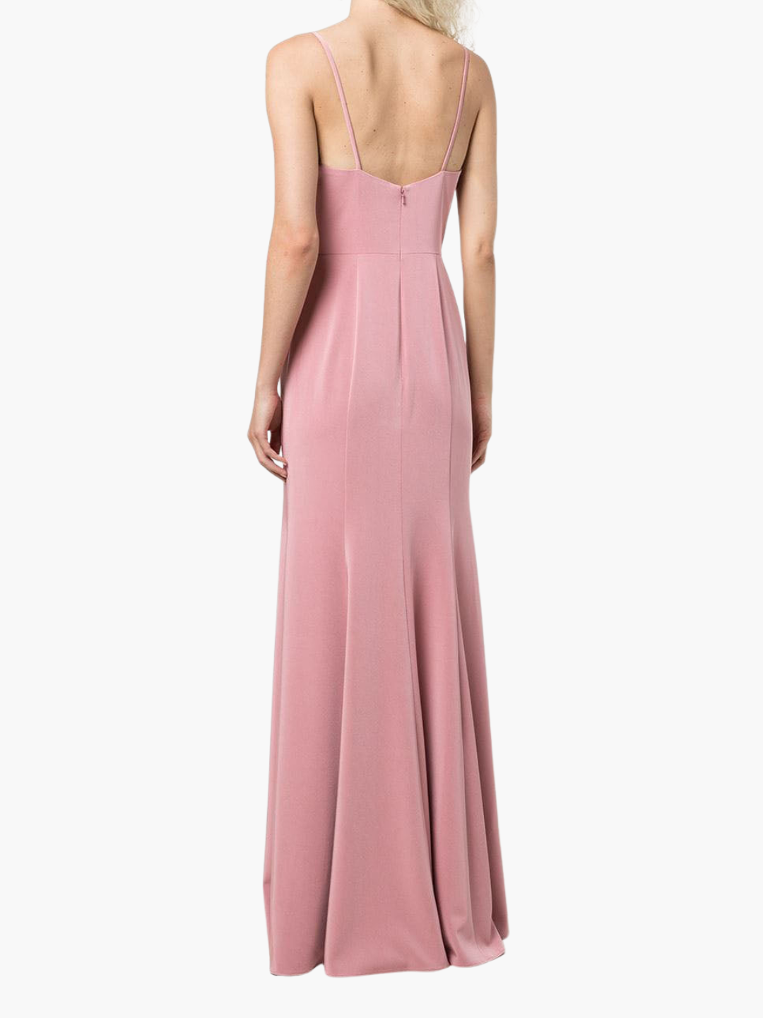Crema Deep V Gown | Rose