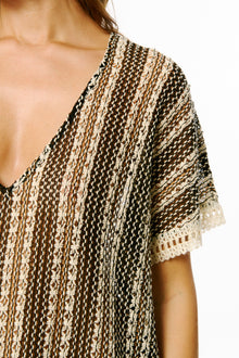 Santorini Knit Cover Up | Black