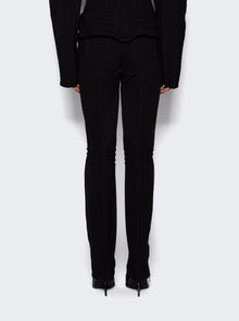 Women | Mugler | Zipped Scuba Pants | Black