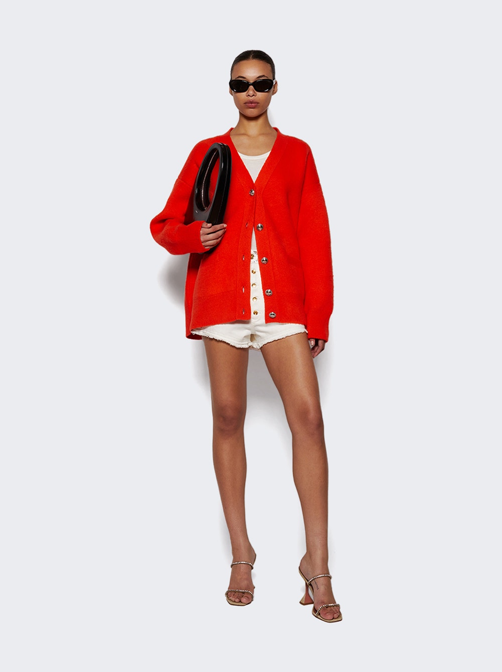 Rabanne | Embroidered Shorts Off | White