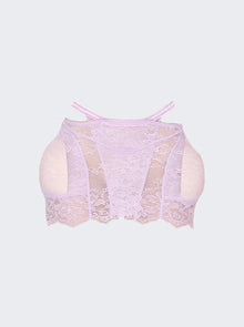 Women | Jean Paul Gaultier X Shayne Oliver | Lace Mini Skirt | Lilac