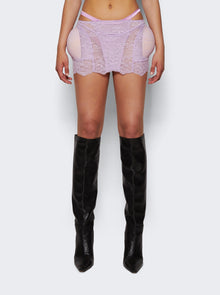 Women | Jean Paul Gaultier X Shayne Oliver | Lace Mini Skirt | Lilac