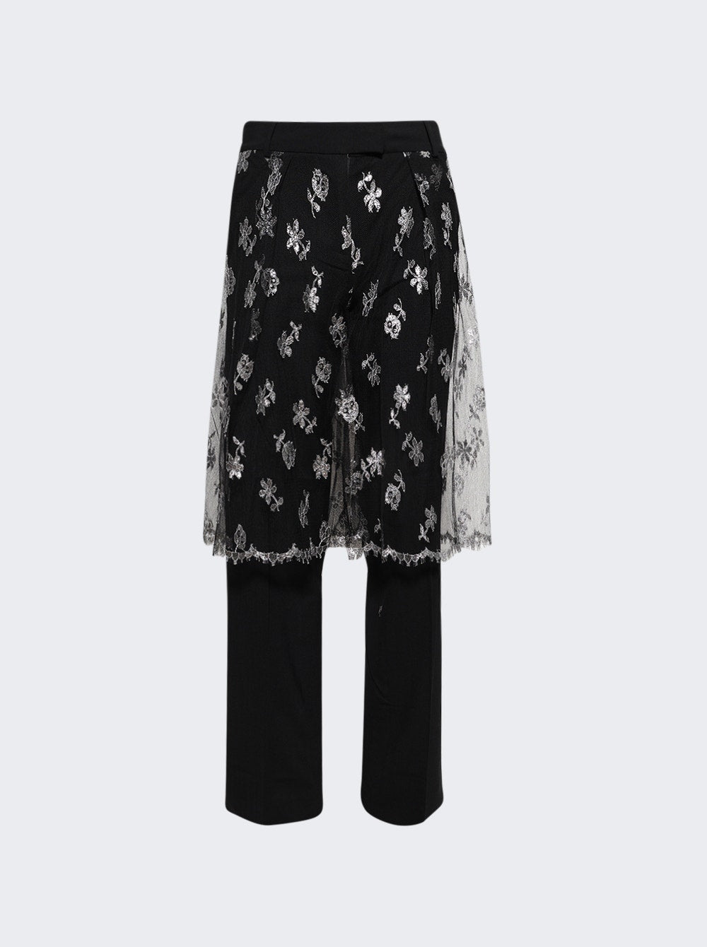 Women | Christopher Esber | Lace Sarong Trouser Black