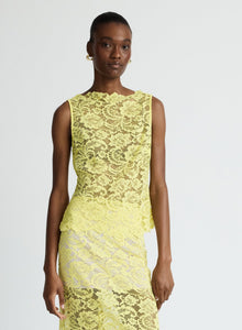 Luella Top | Yellow Lace