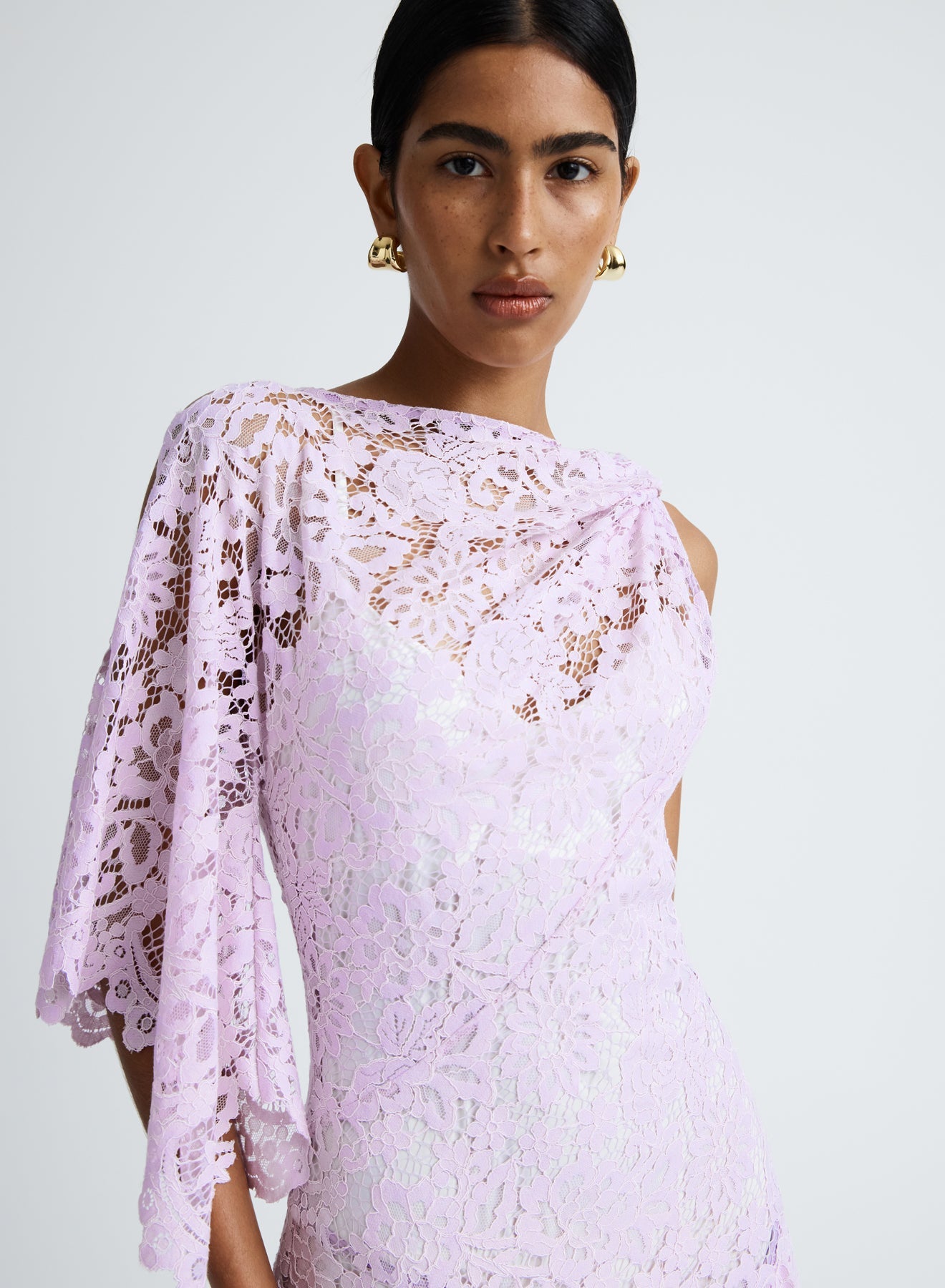 Lydia Dress | Purple Lace