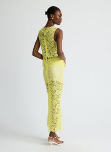 Luella Top | Yellow Lace
