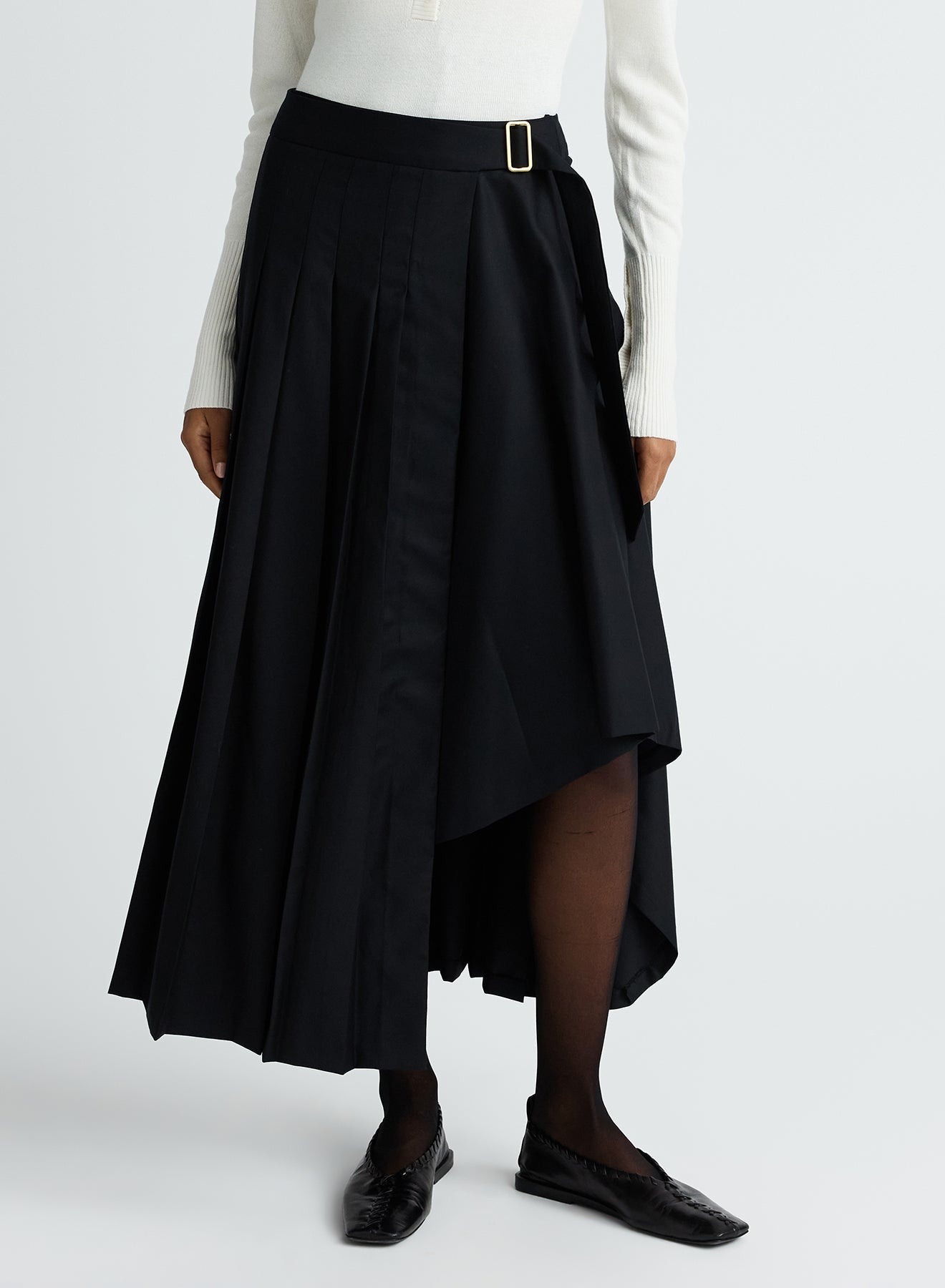 Virginia Skirt | Black Wool