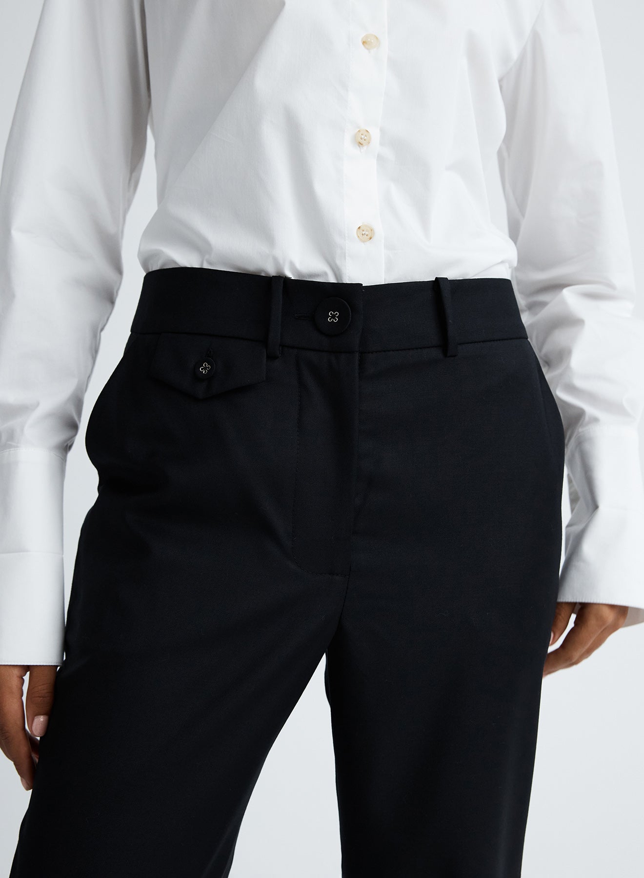 Juliette Pants | Black Wool