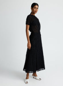 Clara Skirt | Clipped Jacquard