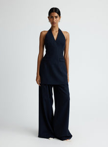 Pia Dress | Chalkstripe