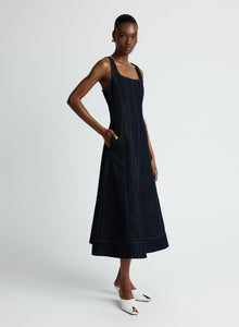 Justice Dress | Dark Indigo