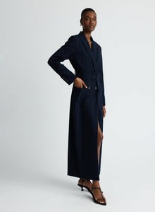 Fallon Coat | Chalkstripe