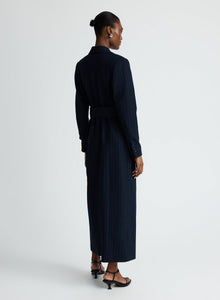 Fallon Coat | Chalkstripe