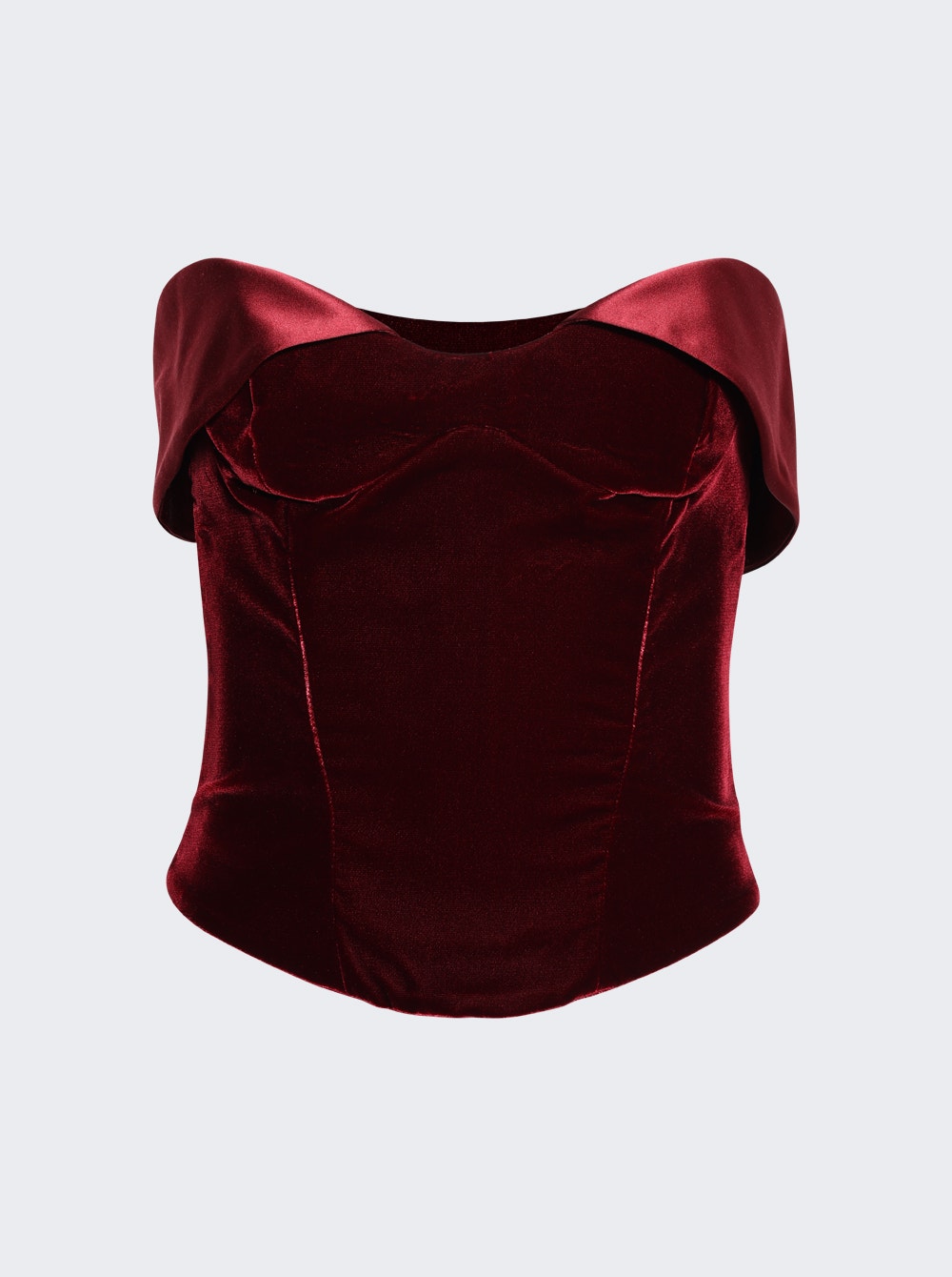 Women | Mugler | Bustier Top Blood | Red