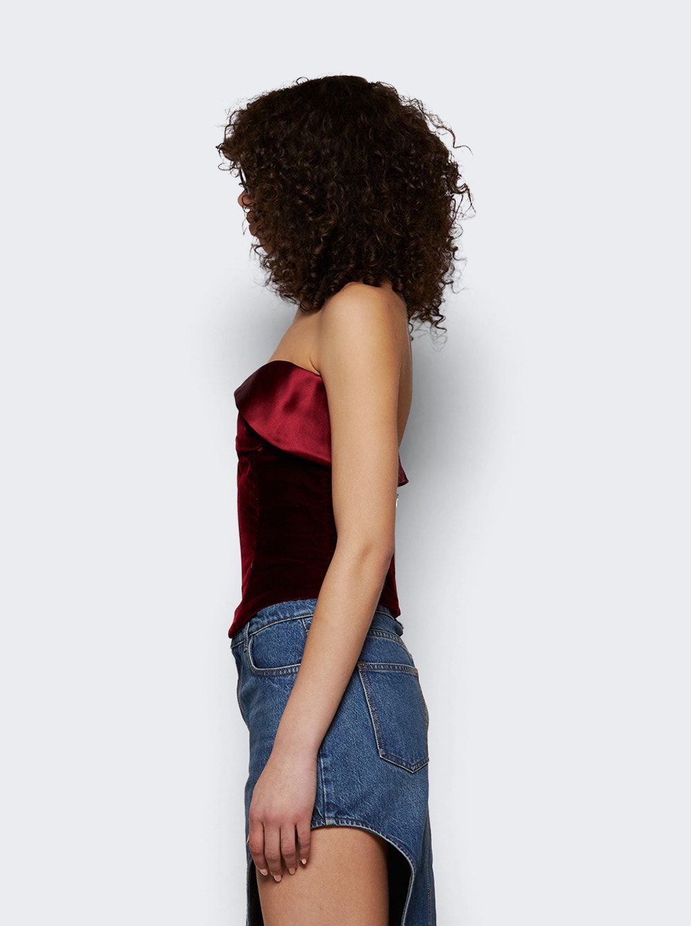 Women | Mugler | Bustier Top Blood | Red