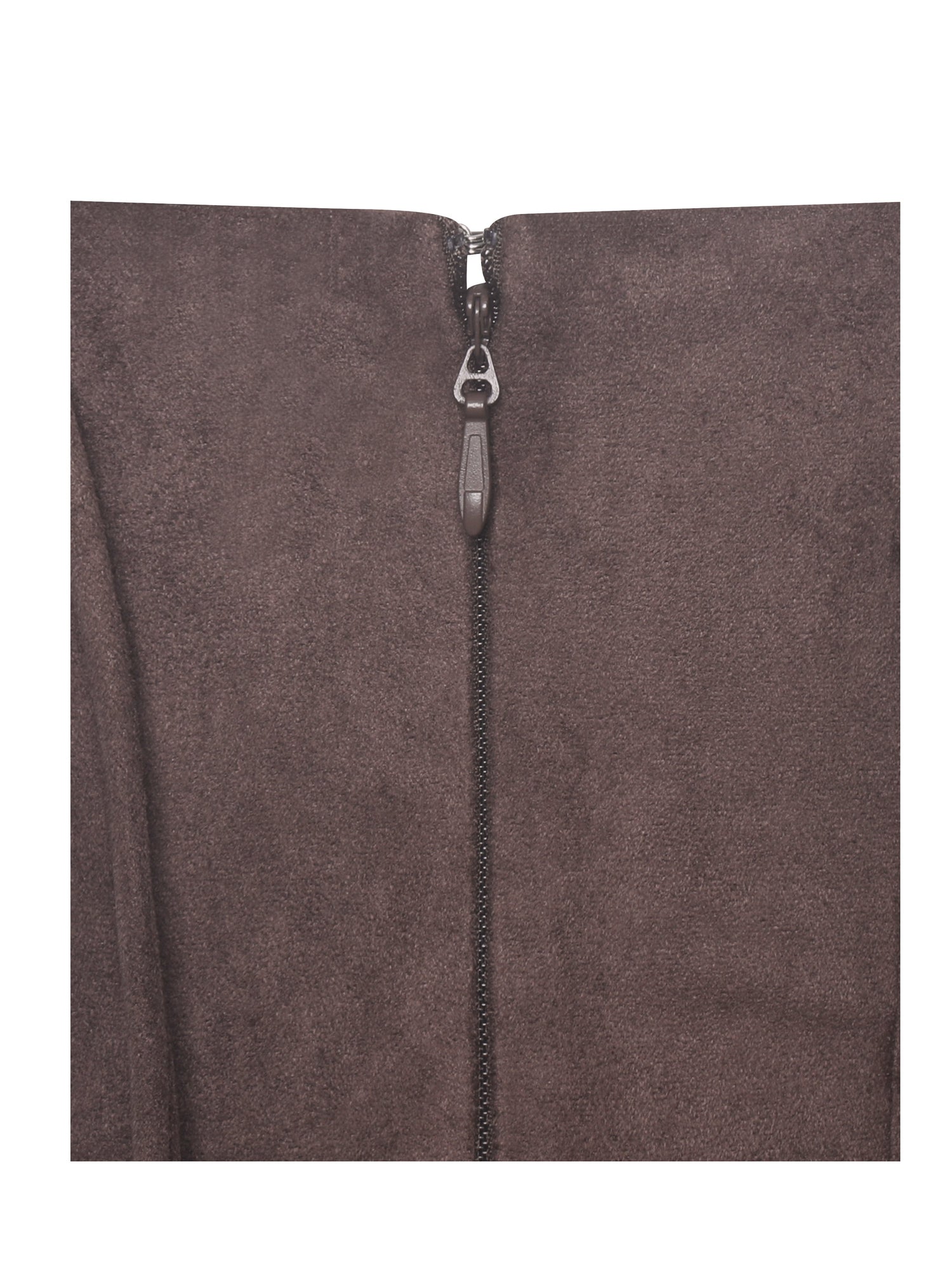 Raisa Vegan Suede Ruched Mini Dress | Mahogany