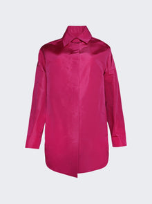 Women | VALENTINO | Solid Faille Overshirt | Pink