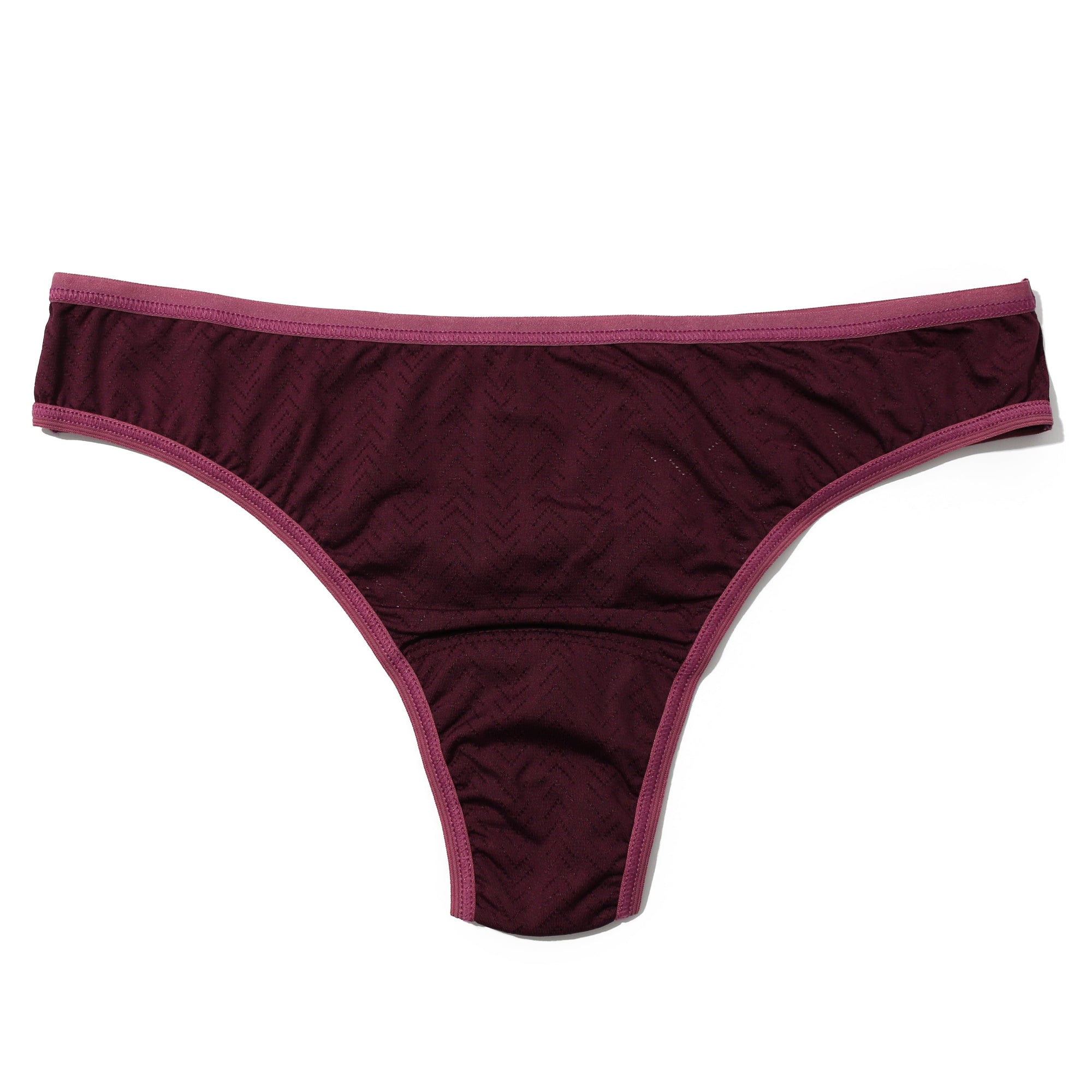 3-Pack MoveCalm Natural Rise Thong | Pearl/Marshmallow | Dried Cherry/Damson Plum- Black/Granite