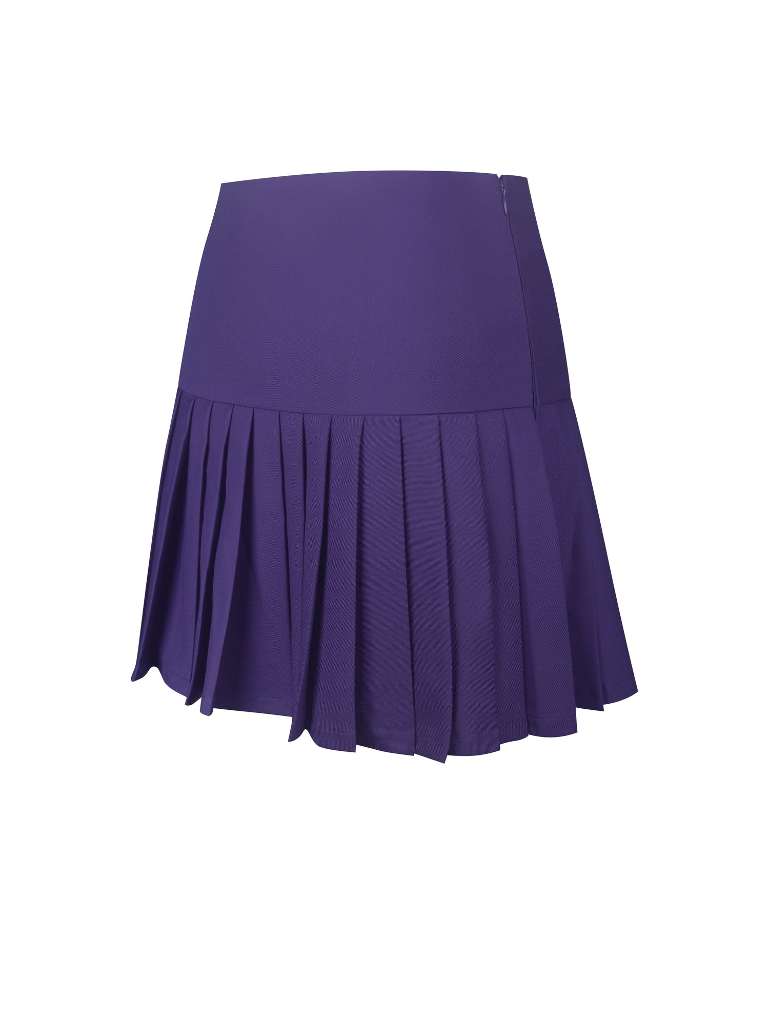 Skylar Pleated A-Line Mini Skirt | Indigo