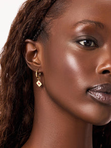 14K Gold Plated Enamel Red Heart Love Vday Earring Charms For Women Ana Luisa Love Letter Charms