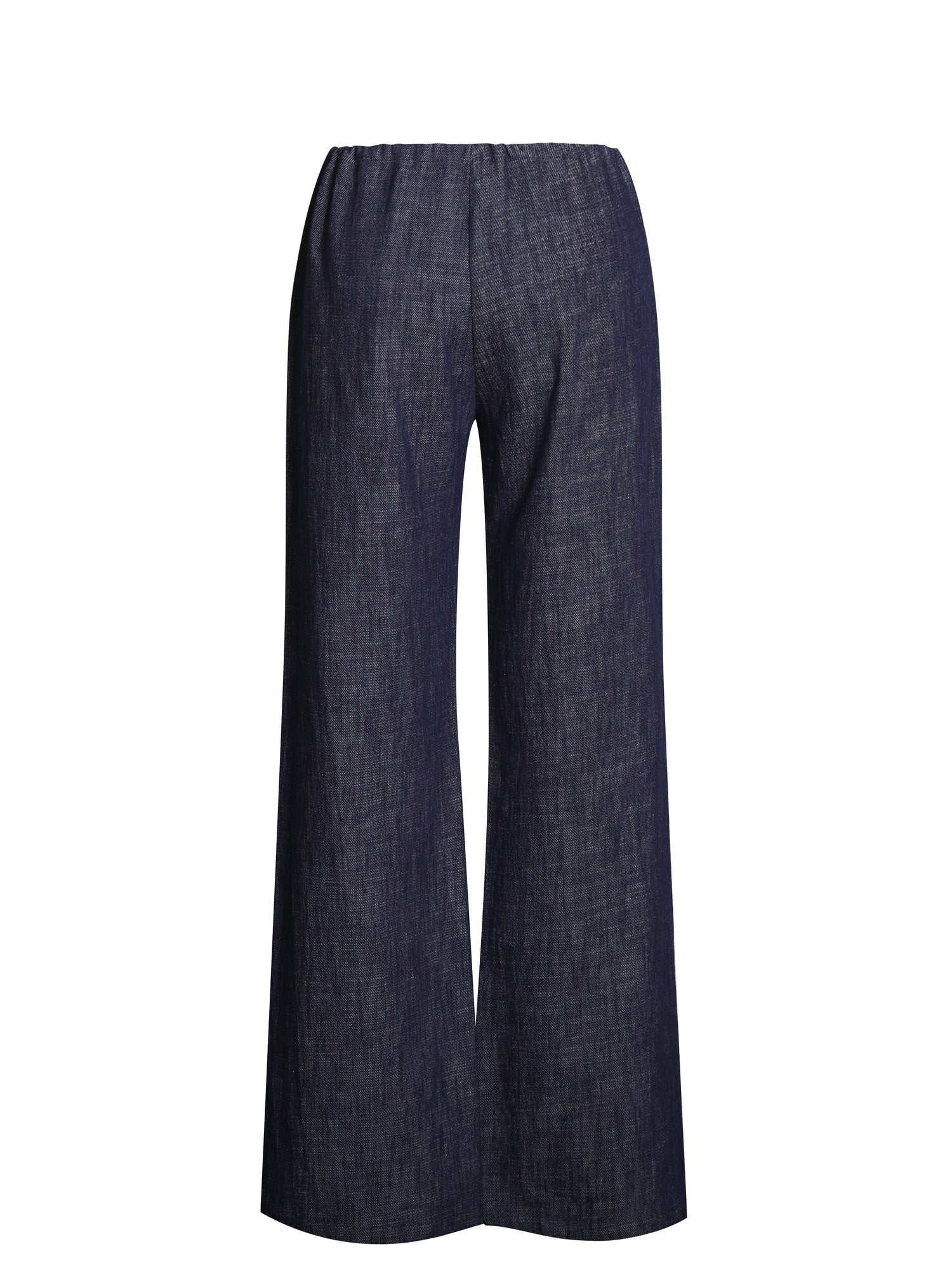 Raffaella Cotton Denim Straight Leg Pants | Navy