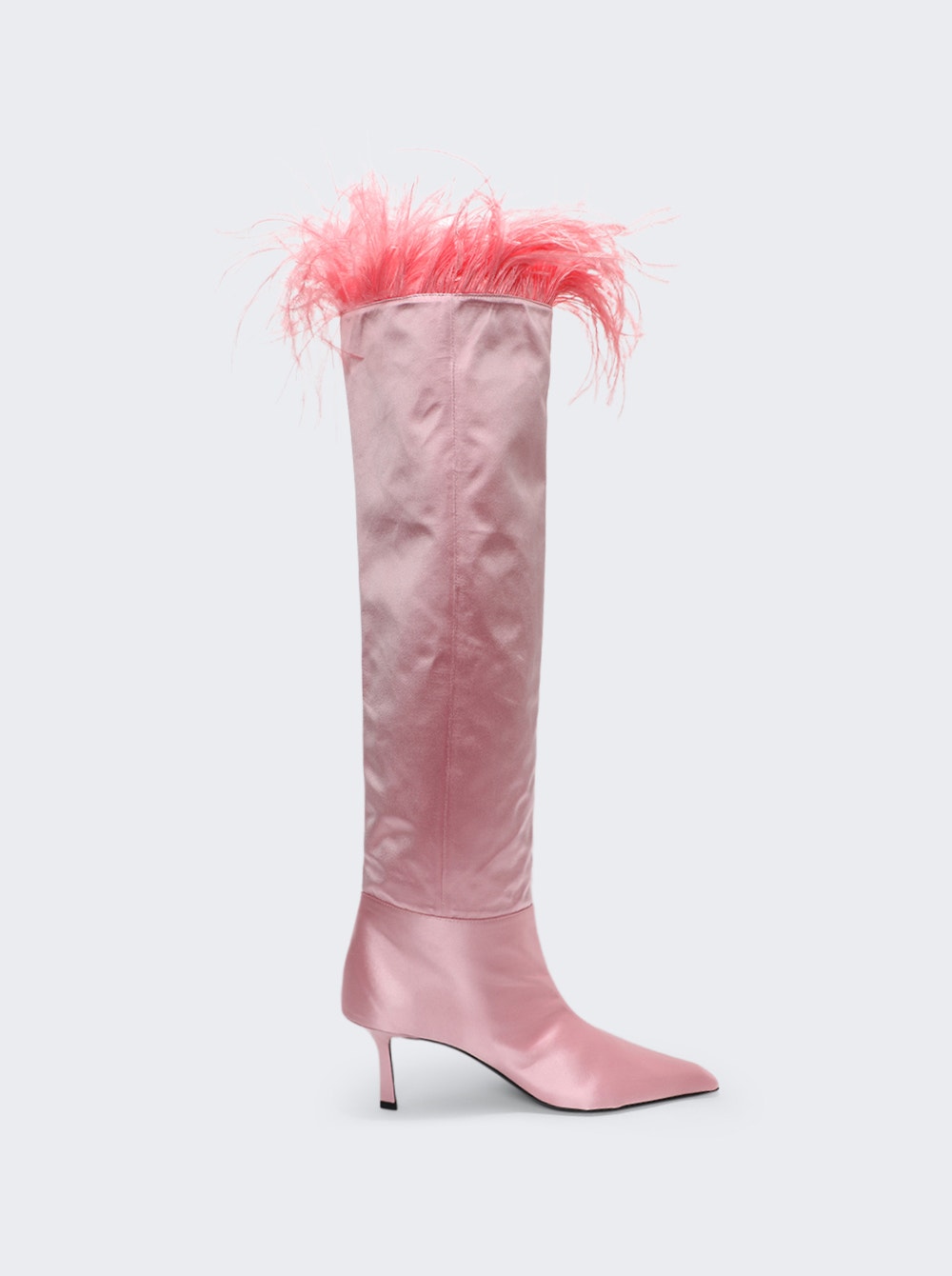Women | alexanderwang | Viola 65 Feather Slouch Boot | Prism Pink