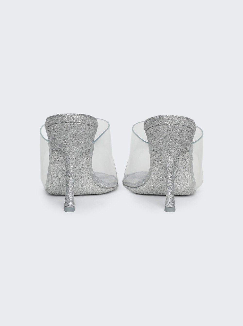 Women | alexanderwang | Nudie 105 Glitter Sandal | Silver
