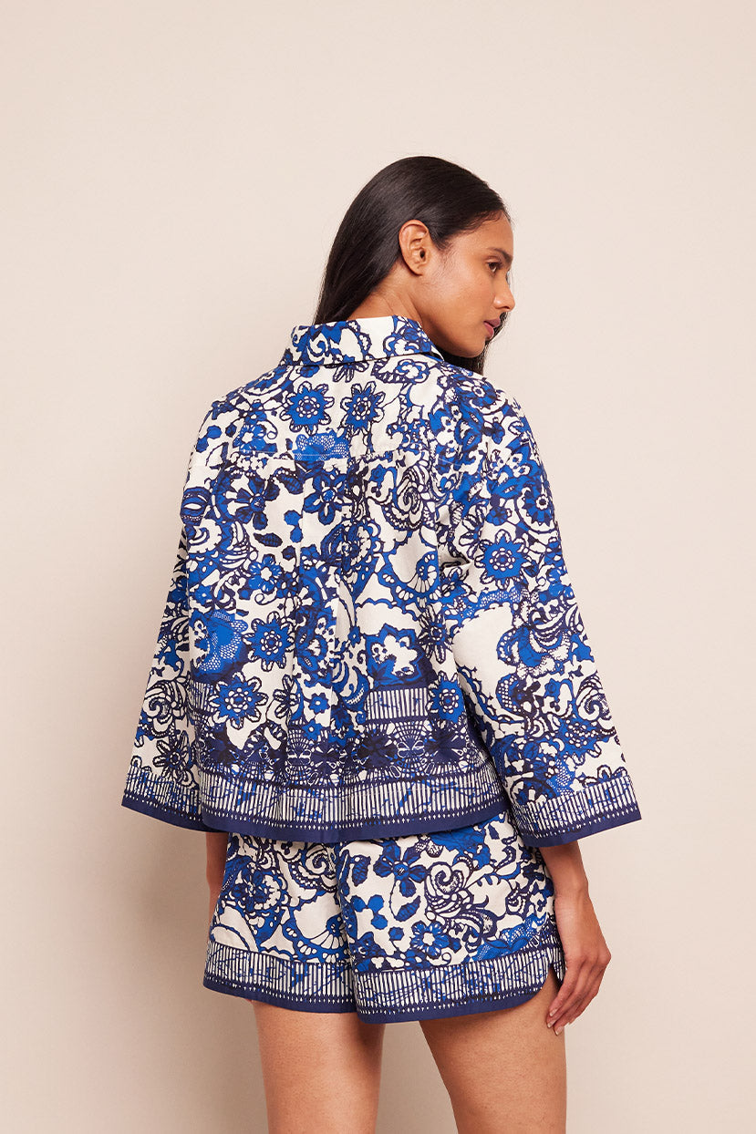 Erica Shirt | Dentelle Blue
