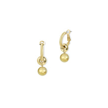 The Sphere Drop Hoop | 18K Yellow Gold-Plated