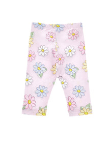 Girls | Jersey Daisy Leggings | FairyTale Pink