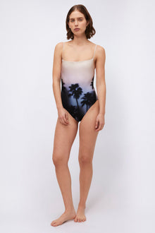 Elenora One Piece | Hazy Palm Print