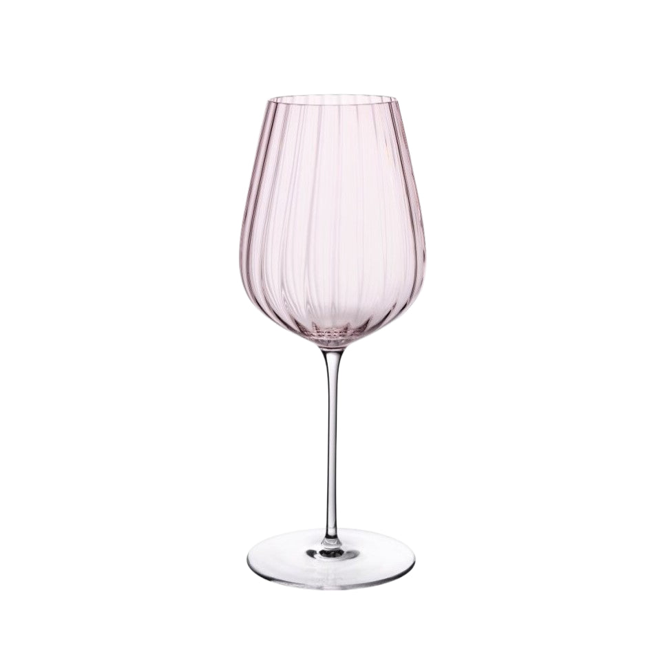 Round Up Red Wine Glasses | Dusty Rose | Set of 2