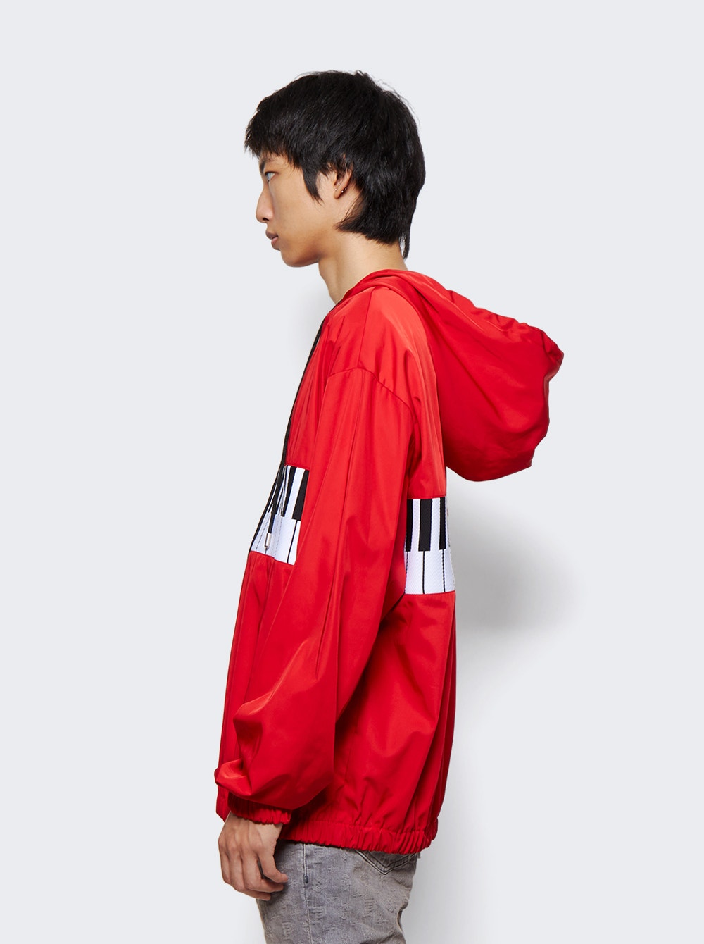 Men | Just Don | Half-zip Pullover Hoodie Red