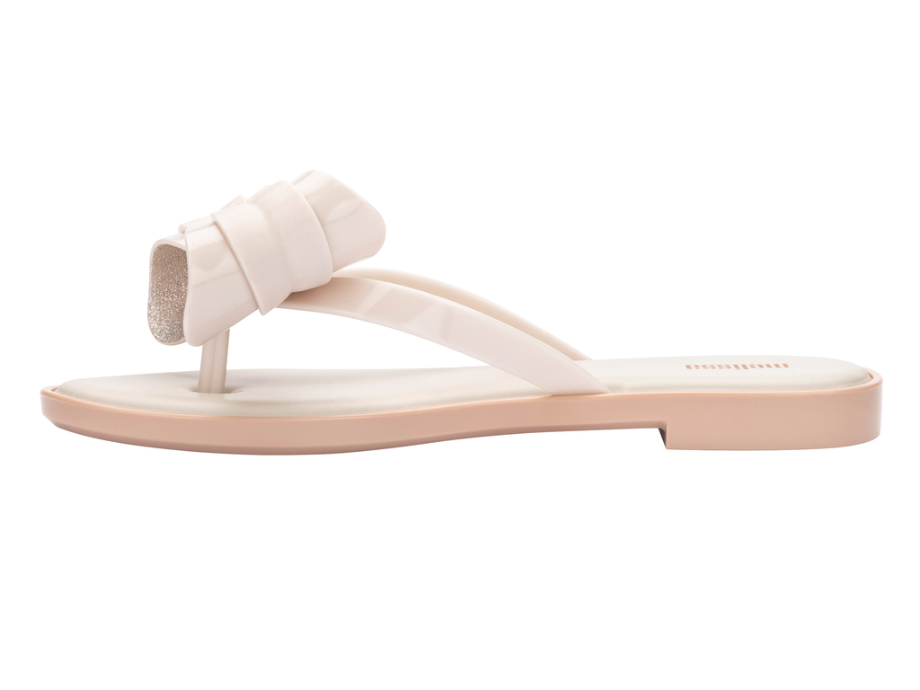 Womens | Slim V Flip Flop | Beige/Beige
