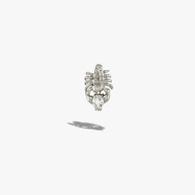 Awe Inspired Earrings 925 Sterling Silver / Single Right Gemstone Scorpion Studs