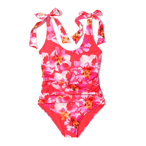 Swim Scoop One Piece | Out Of Office (Pink)