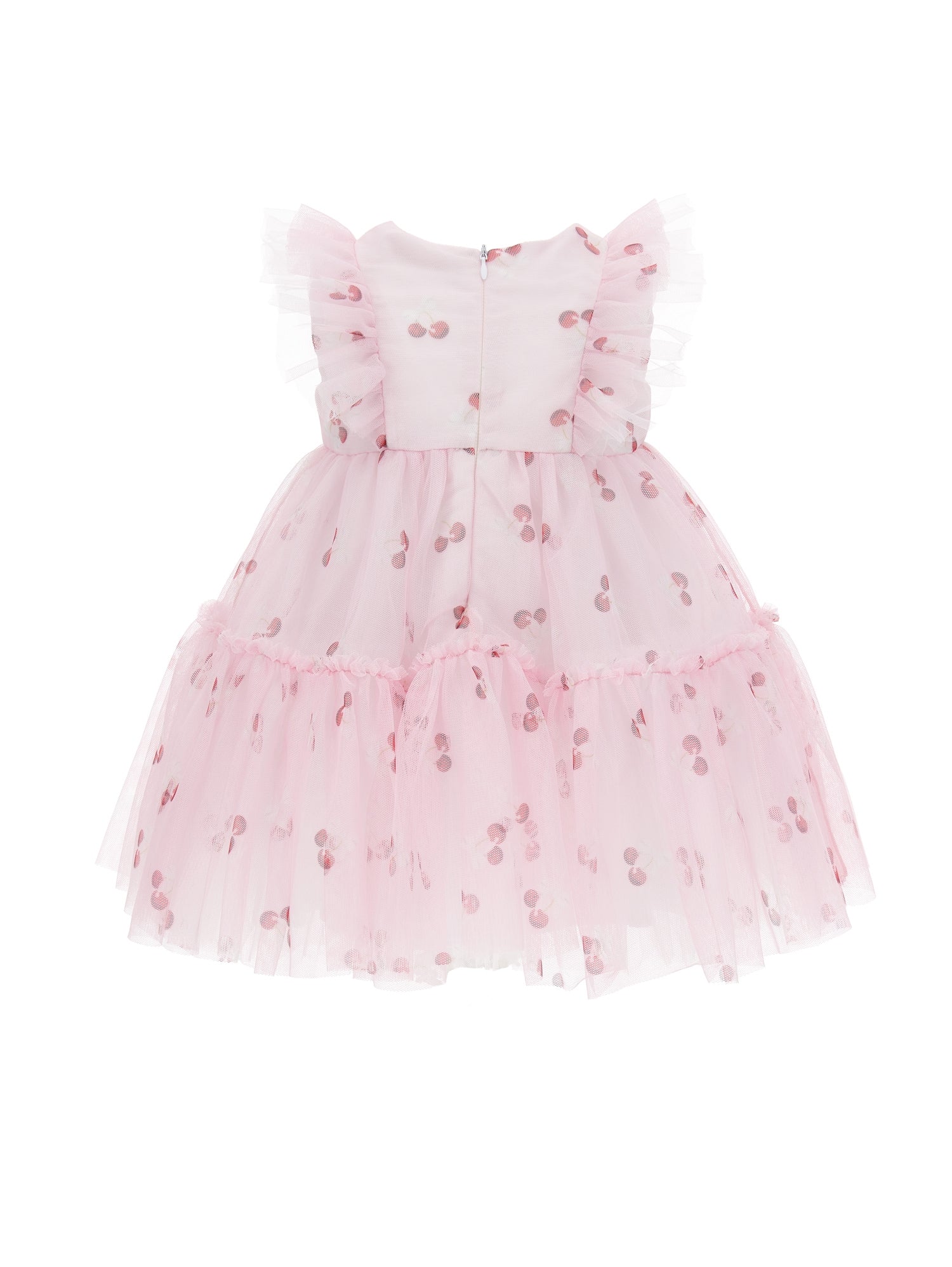 Girls | Cherry Tulle Dress | FairyTale Pink