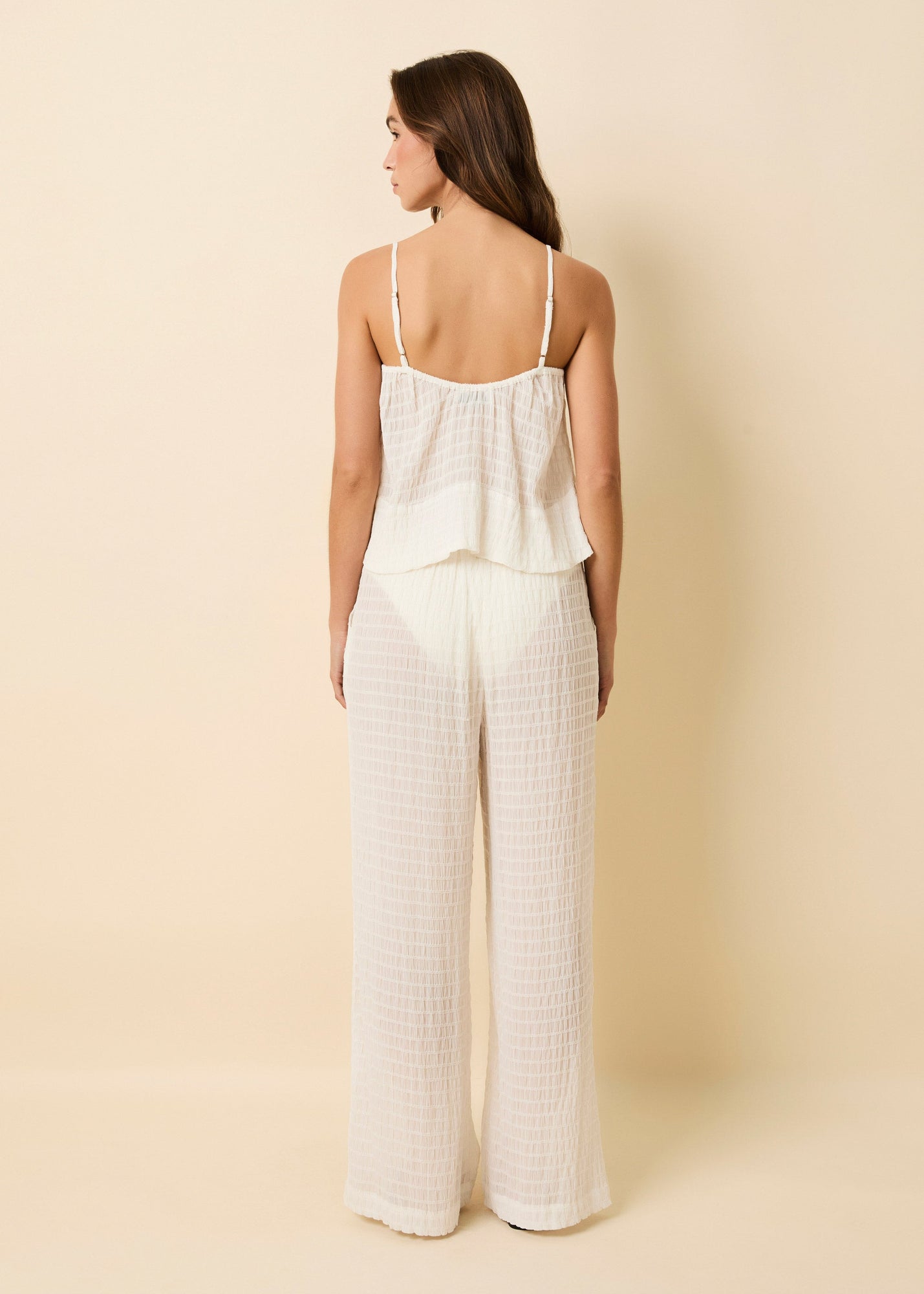 Womens | Ashling Pant Smocked | Optic White